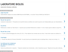 Tablet Screenshot of laboratoire-biolog.blogspot.com