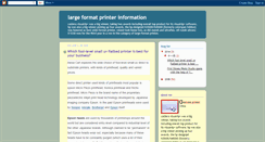 Desktop Screenshot of largeformatprinter.blogspot.com