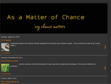 Tablet Screenshot of chancematters.blogspot.com