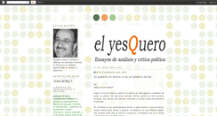 Desktop Screenshot of elyesquero.blogspot.com