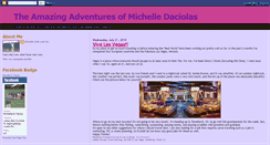 Desktop Screenshot of michelledaciolas.blogspot.com
