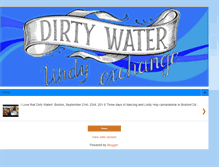 Tablet Screenshot of dirtywaterlindy.blogspot.com