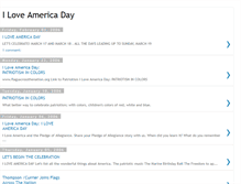 Tablet Screenshot of iloveamericaday.blogspot.com