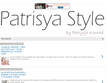 Tablet Screenshot of patrisyastyle.blogspot.com