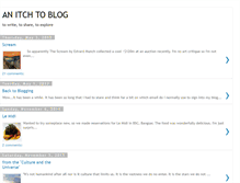 Tablet Screenshot of itch-to-blog.blogspot.com