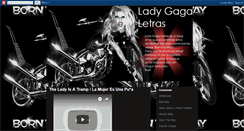 Desktop Screenshot of ladygagaletras.blogspot.com