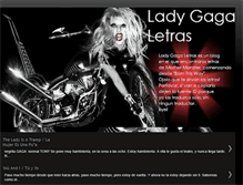 Tablet Screenshot of ladygagaletras.blogspot.com