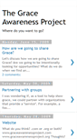 Mobile Screenshot of graceawarenessproject.blogspot.com
