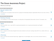 Tablet Screenshot of graceawarenessproject.blogspot.com