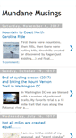 Mobile Screenshot of mundanemuses.blogspot.com