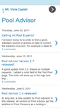Mobile Screenshot of pooladvisor.blogspot.com