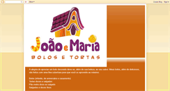 Desktop Screenshot of joaoemariabolosetortas.blogspot.com