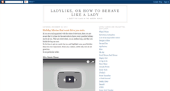 Desktop Screenshot of ladylikeblog.blogspot.com