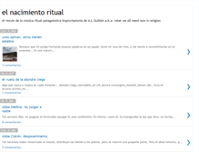 Tablet Screenshot of nacimientoritual.blogspot.com