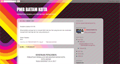 Desktop Screenshot of pmb-batamkota.blogspot.com