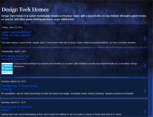 Tablet Screenshot of designtechhomes.blogspot.com