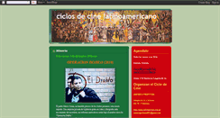 Desktop Screenshot of ciclosdecinelatinoamericano.blogspot.com