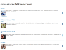 Tablet Screenshot of ciclosdecinelatinoamericano.blogspot.com