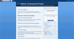 Desktop Screenshot of empowered-patient.blogspot.com