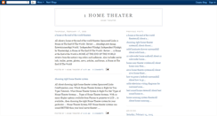 Desktop Screenshot of 1-home-theater.blogspot.com