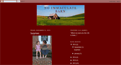 Desktop Screenshot of noimmaculatebarn.blogspot.com