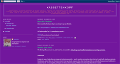 Desktop Screenshot of kassettenkopf.blogspot.com