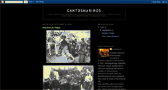 Desktop Screenshot of cantosmarinos.blogspot.com