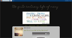 Desktop Screenshot of marymaryquitecontraryy.blogspot.com