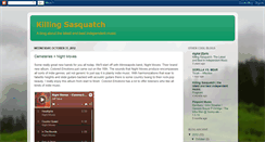 Desktop Screenshot of killingsasquatchmusic.blogspot.com