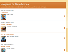 Tablet Screenshot of descargarimagenesdesuperheroes.blogspot.com