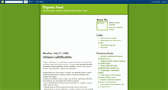 Desktop Screenshot of bestorganicfood.blogspot.com