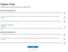 Tablet Screenshot of bestorganicfood.blogspot.com