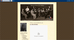 Desktop Screenshot of musicavaldivia.blogspot.com