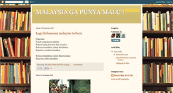 Desktop Screenshot of malaysiagakpunyamalu.blogspot.com