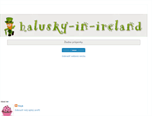 Tablet Screenshot of halusky-in-ireland.blogspot.com