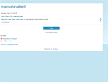 Tablet Screenshot of manuelavalenti.blogspot.com