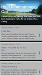 Mobile Screenshot of highmaintenancecat.blogspot.com