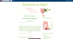 Desktop Screenshot of momentosenpapel.blogspot.com