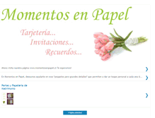 Tablet Screenshot of momentosenpapel.blogspot.com