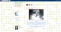 Desktop Screenshot of expectingbabynumbertwo.blogspot.com