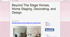 Desktop Screenshot of beyondthestagehomes.blogspot.com