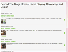 Tablet Screenshot of beyondthestagehomes.blogspot.com