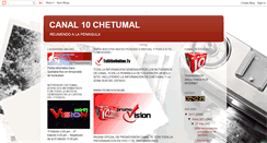 Desktop Screenshot of canal10chetumal.blogspot.com