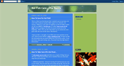 Desktop Screenshot of koi-fishcare.blogspot.com