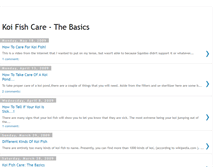 Tablet Screenshot of koi-fishcare.blogspot.com
