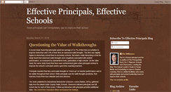 Desktop Screenshot of effectiveprincipals.blogspot.com