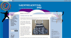Desktop Screenshot of ilkestonfestival.blogspot.com