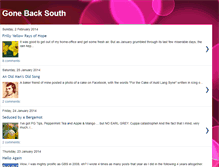 Tablet Screenshot of gone-back-south.blogspot.com