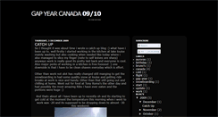 Desktop Screenshot of gapyearcanada.blogspot.com