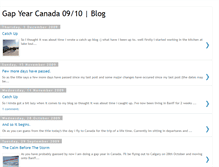 Tablet Screenshot of gapyearcanada.blogspot.com